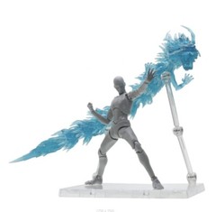 LARGE Dragon Effect W/ Stand Tamashii For 1/12 Figma S.H.Figuarts Saint Seiya