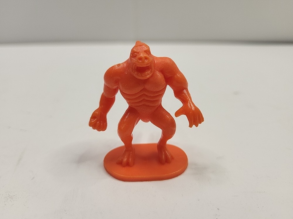 1980s Durham Industries Fantasy Fortress Miniature Figure Orange Tabletop RPG