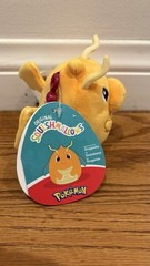 2026 Squishmallows Pokemon DRAGONITE 3.5” Plush Clip Hard To Find Brand New