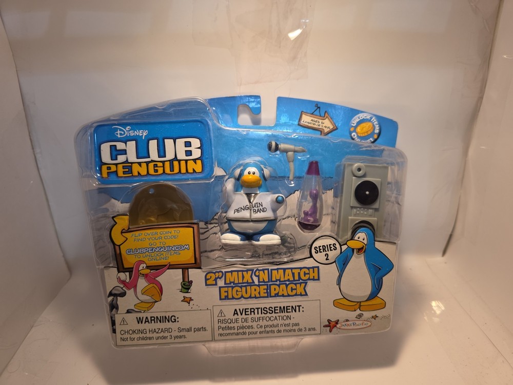 Club Penguin 2″ Mix ‘N Match Figure Pack (BANDPLAYER KET )
