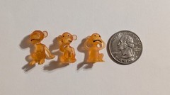 See No, Speak No, Hear No Evil Mini Monkey Figures – Fun Vending Prize Novelties