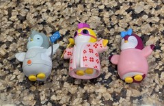 Pudgy Penguins 2” Mixed PVC Plastic Rubber Figures Lot of 3