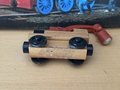 Fisher Price Wooden Thomas Train Factory Sample Harvey!