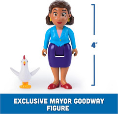 Rubble, Mayor Goodway & Chickaletta Figures, Kids Toys for Boys and Girls Ages 3