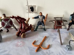 DragonHeart Movie Lot Of 3 Action Figures W/ Accessories Bowen, Hewe 1996 Hasbro