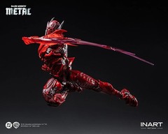 INART MAG-C0001 1/12 Batman Dark Nights Metal Red Death Action Figure In Hand