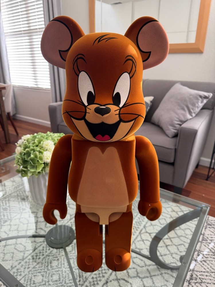 Medicom BE@RBRICK Tom & Jerry Jerry Flocky 1000% Bearbrick Figure No Box