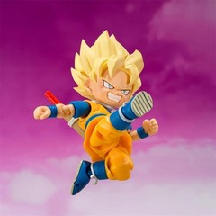 SHF Dragon Ball Super Saiyan Son Goku Mini Daima S.H.Figuarts Figure Bandai