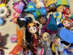 MIXED LOT OF RANDOM FIGURES KIDS GIRLS Disney Miscellaneous Toys