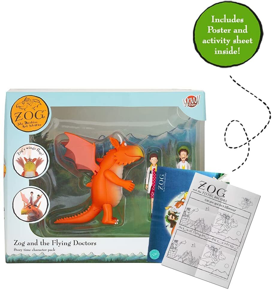 WOW! PODS Zog and The Flying Doctors Story Time Set | Articulated Figures