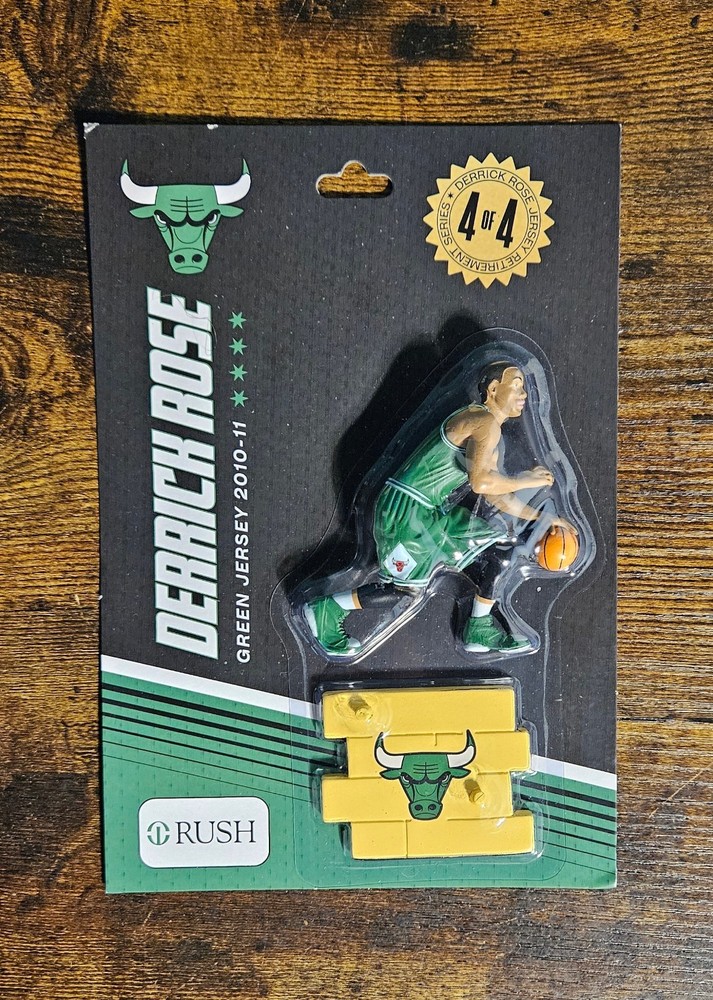 NEW – Derrick Rose -Special Green Jersey Figure – Chicago Bulls – SGA Rush