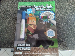 Minecraft Imagine Ink Coloring Book & Play Pack Grab & Go Ages 6 +