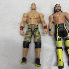 John Cena Seth Rollins & Triple H Loose Action Figures 2012 & 2011 7”