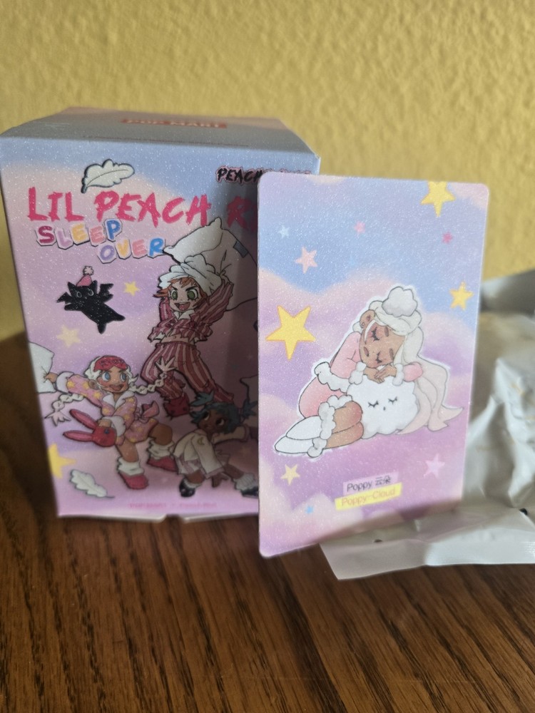 Pop Mart x Lil Peach Riot Sleep Over Confirmed Poppy-Cloud Blind Box Figure