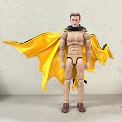 SU-MF-C-BGR: 1/12 wired short yellow cape for McFarlane Batgirl DC Knight Figure