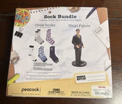 Dwight Schrute Vinyl Figure with 5 Pack Socks The Office New Sealed