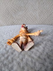 VINTAGE 1960’S BENDABLE ROBIN HOOD WOLF 3.5″ FIGURINE HONG KONG BENDY BENDIE