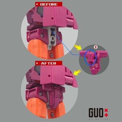GO BETTER 3D DIY Filler Upgrade Kit For SS86 Hot Rod/40th/SG Rodimus Accessories