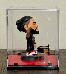 WWE Zuru Ballers SET of 4 RARE figures in Display cases w/championship belts