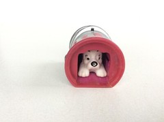 101 Dalmatians Hiding in paint pot Figure, Vintage McDonald’s 1990’s