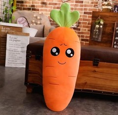 Carrot Plush Pillow 45-110cm Cute Cartoon Vegetable Stuffed Soft Toy Gift