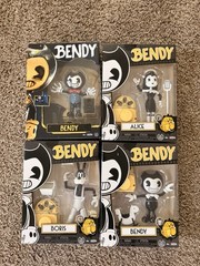 Phatmojo BENDY AND THE INK MACHINE LOT of 4 Figures NEW/Sealed!! Boris! Alice!