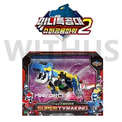 MINIFORCE Super Dino Power 2 SUPER TYRAKING 5-Dino Integration Transformer Robot