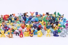144 Style Anime Pokémon Figure Toys + BAG Pikachu Action Figure Model Ornamental