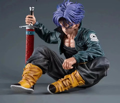 Cool Holiday Gift Trunks Action Figure 10cm Sitting PVC Statue Fits DBZ Fan Toy