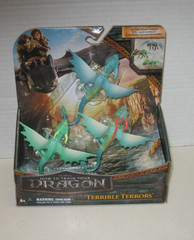 Dreamworks Dragons TERRIBLE TERRORS How To Train Your Dragon 3 Figure Set Pack