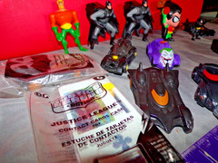 Batman Assorted Random Lot of Fastfood Batmobiles & Batman Figures Joker & More