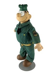 Beetle Bailey Camp Swampy Sargent Orville Snorkel 16″ Plush Doll 2000 Toy Works