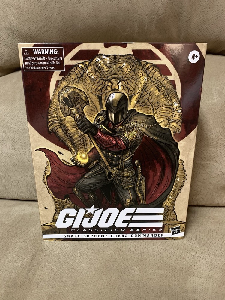 Hasbro G.I. Joe Classified Series SNAKE SUPREME COBRA COMMANDER Figure 2020!!!