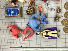 Vintage Lot of 1990s Disney ALADDIN Action Figures *COLLECTABLE * Very Good +++