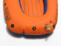 Vintage 1960’s Kenner Norwood Mariner Inflatable Raft for Action Figures 240M