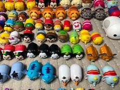 HUGE Lot of 138 Disney Tsum Tsum Vinyl Mini Figures Stackable MULTI SIZE