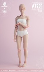 US Worldbox 1:6 AT201 Pale Skin Felxible Female Action Figure Body Doll Model