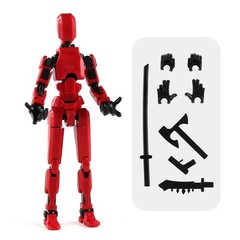 New Titan 13 Action Figures T13 Figure 3D Printed Multi-Jointed Movable Lucky 13