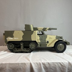 GI Joe Hasbro M3 Tank Destroyer, WWII Half-Track Vehicle 1:6 Scale, 12” 2001 BBI