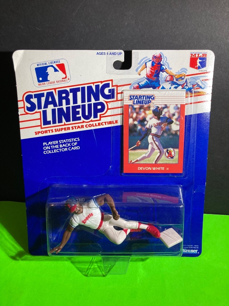 1988 Starting Lineup Devon White Angels