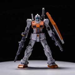 GK 65297 HG 1/144 RGM-79 GM Morocco Front Type Double Cannon Model Kit Toy