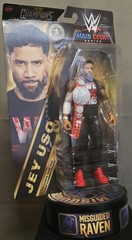 Jey Uso WWE Main Event Champions with Tag Team Title Belt (Bloodline version)