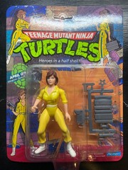 🔥 TMNT April O’Neil Bundle – 4 Sealed Vintage Figures (Blue Stripe Variant) 🔥
