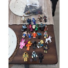 Roblox Action Figure Lot 20+ Figures and Accessories Pink Bunny Ninja Unicorn