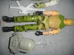 1980s 1990s G.I. GI Joe Accessories Weapons Action Figures Vintage ARAH 3.75 Lot