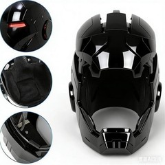 Autoking Iron Man MK5 Full Black Helmet Electronic Wearable Voice-control Mask
