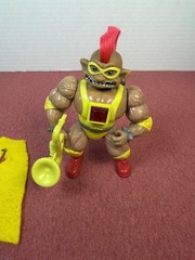 vntg ace novelty 1992 stone protectors chester the wrestler 5″ with yellow robe