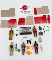 1986 Special Missions Brazil Set Complete w/ Cassette Tape & File Cards GI Joe
