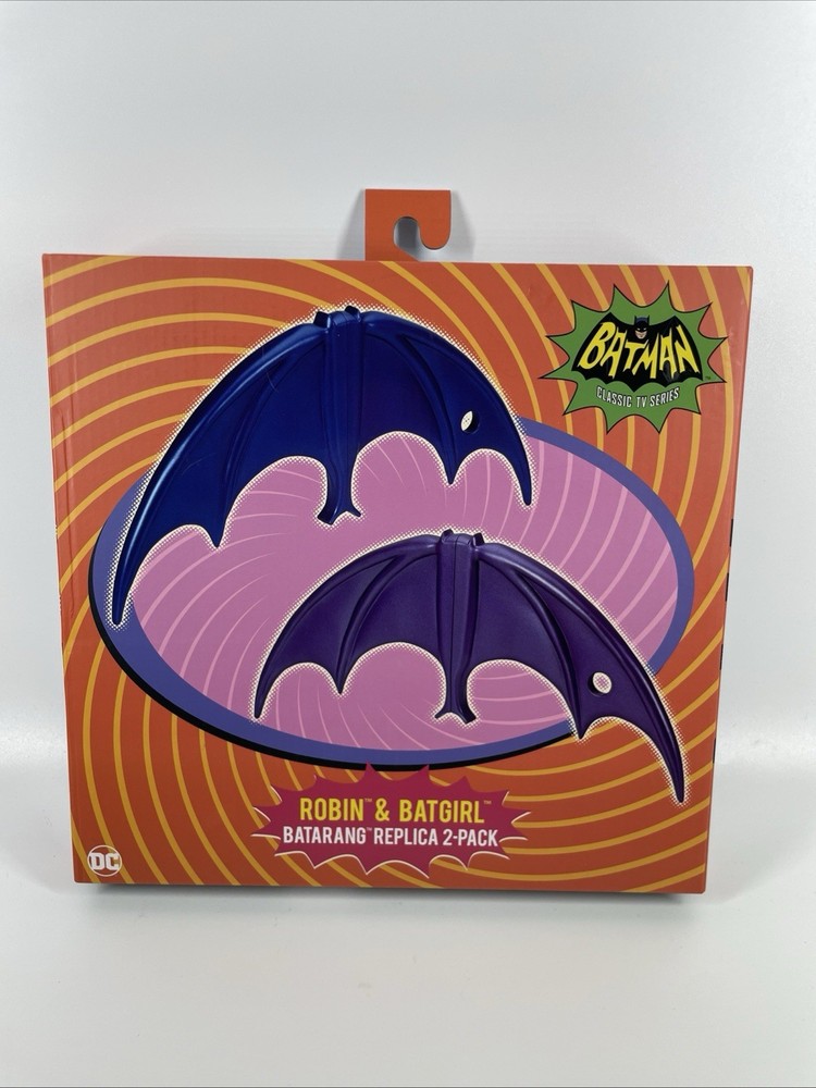 Batman (1966 TV Show) – Prop Replica – Batgirl & Robin Batarangs 2 Pack