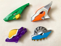 Power Rangers Dino Thunder Abaranger DX Dino Brace ＆ Abare Max Ver. ＆ 6Plate Set